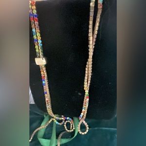Multicolor Long Strand Necklace